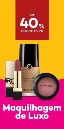 Maquilhagem de Luxo com destaque promocional de at&eacute; 40% sobre pre&ccedil;o de Venda ao P&uacute;blico Recomendado